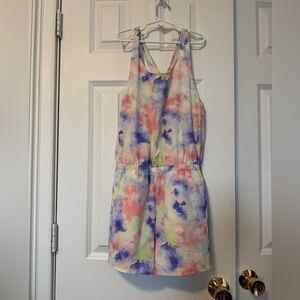 Athletic Works Colorful Tie-Dye Kids Romper